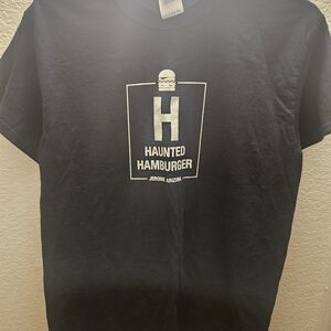 Black Haunted Hamburger T-Shirt